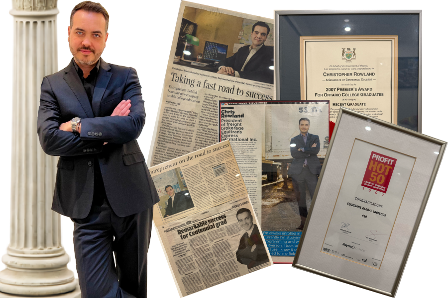 Awards and recognitions collage